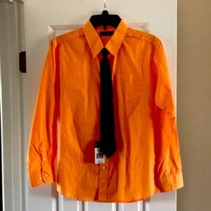 Chaps Teen Boy Dress Shirt with Tie